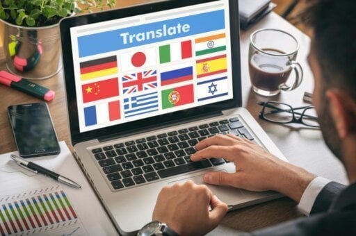 Translation - flags - languages - news article