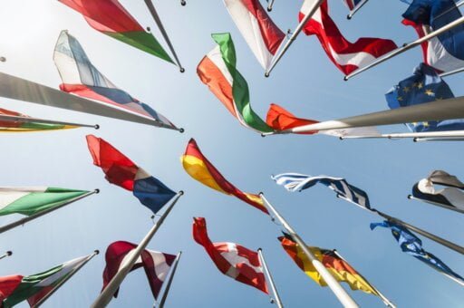 flags, languages - news article