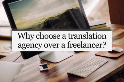 Why choose a translation agency over a freelancer - blog post