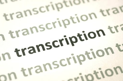 transcription blog post