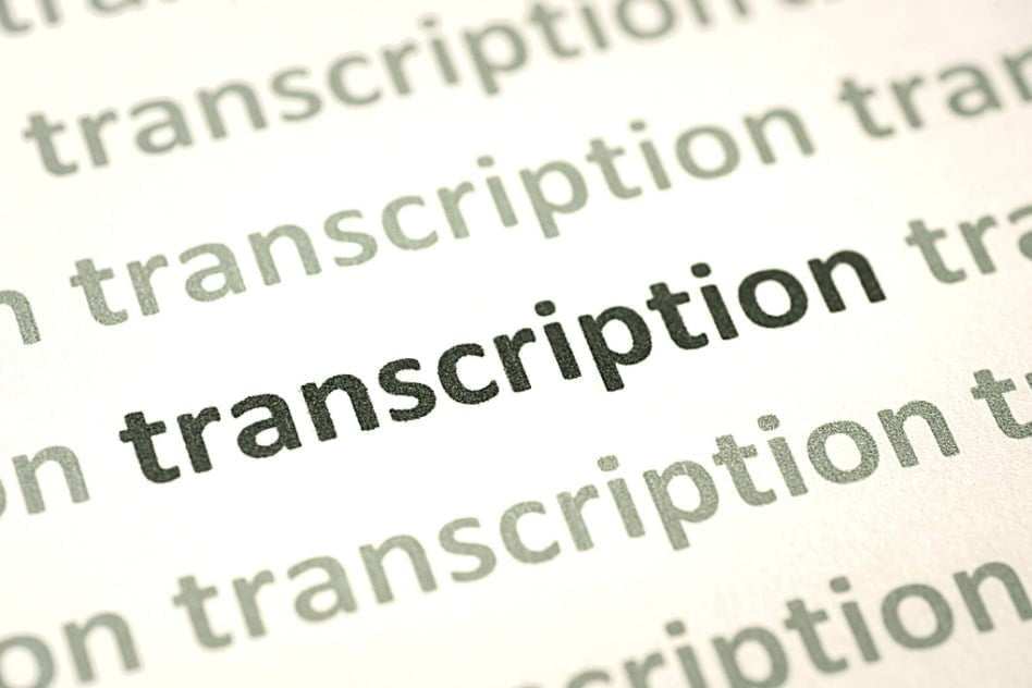 Audio Transcription, for the Record